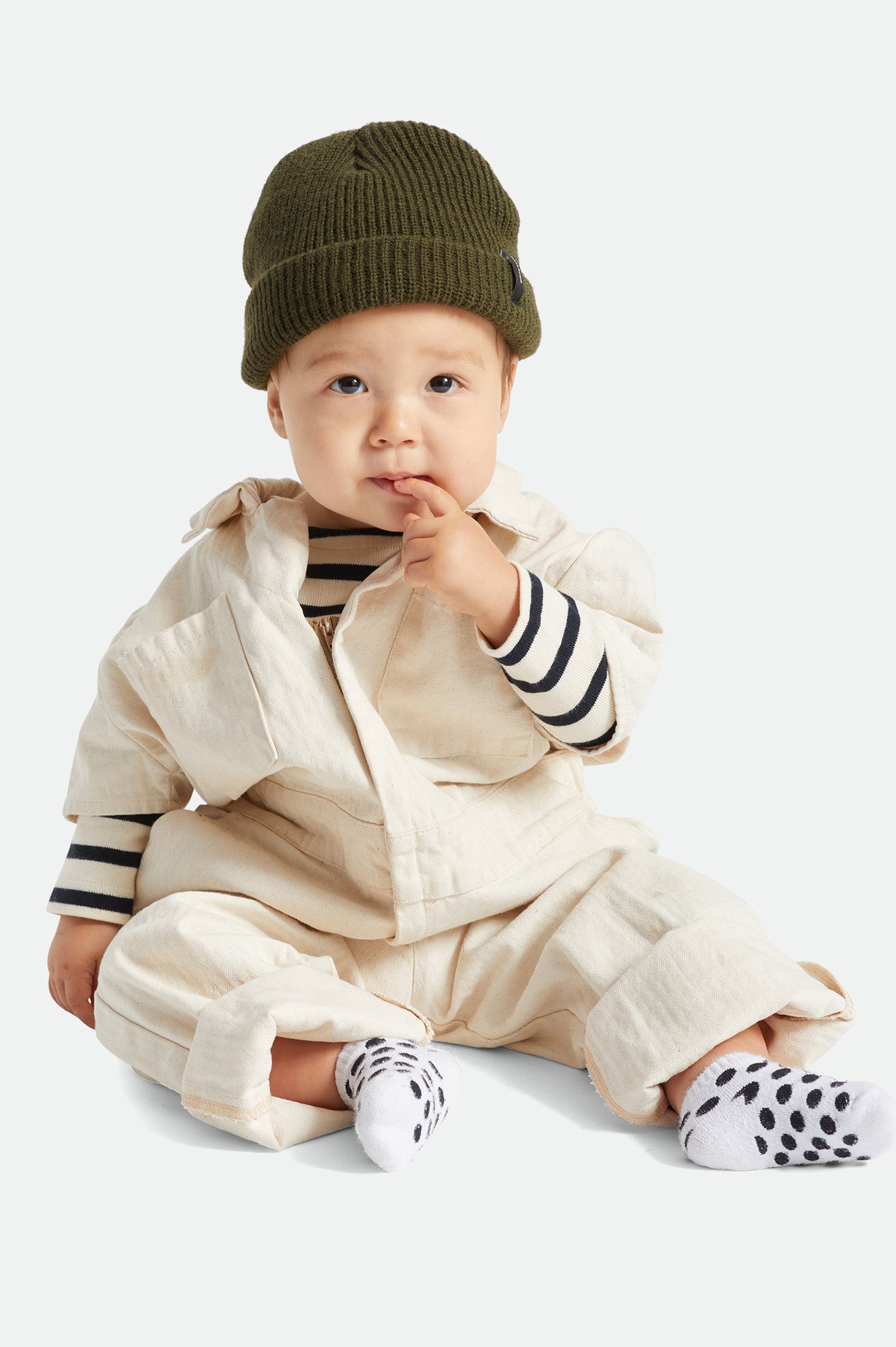 Bonnet Brixton Baby Heist Homme Vert Olive | 31QVHUJNO