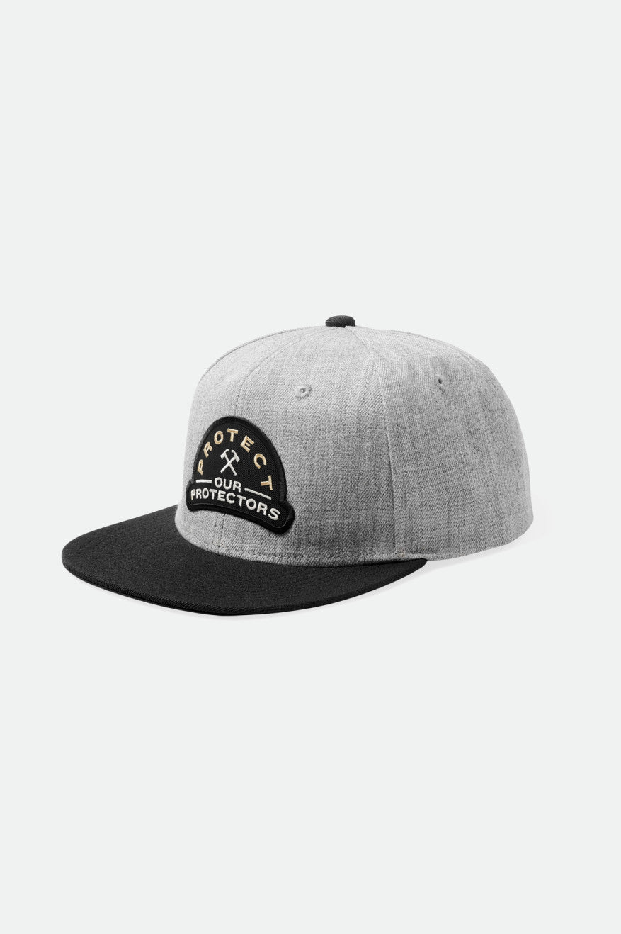 Casquettes Brixton Coors Protector MP Homme Grise Clair Noir | 41MKHYXWS