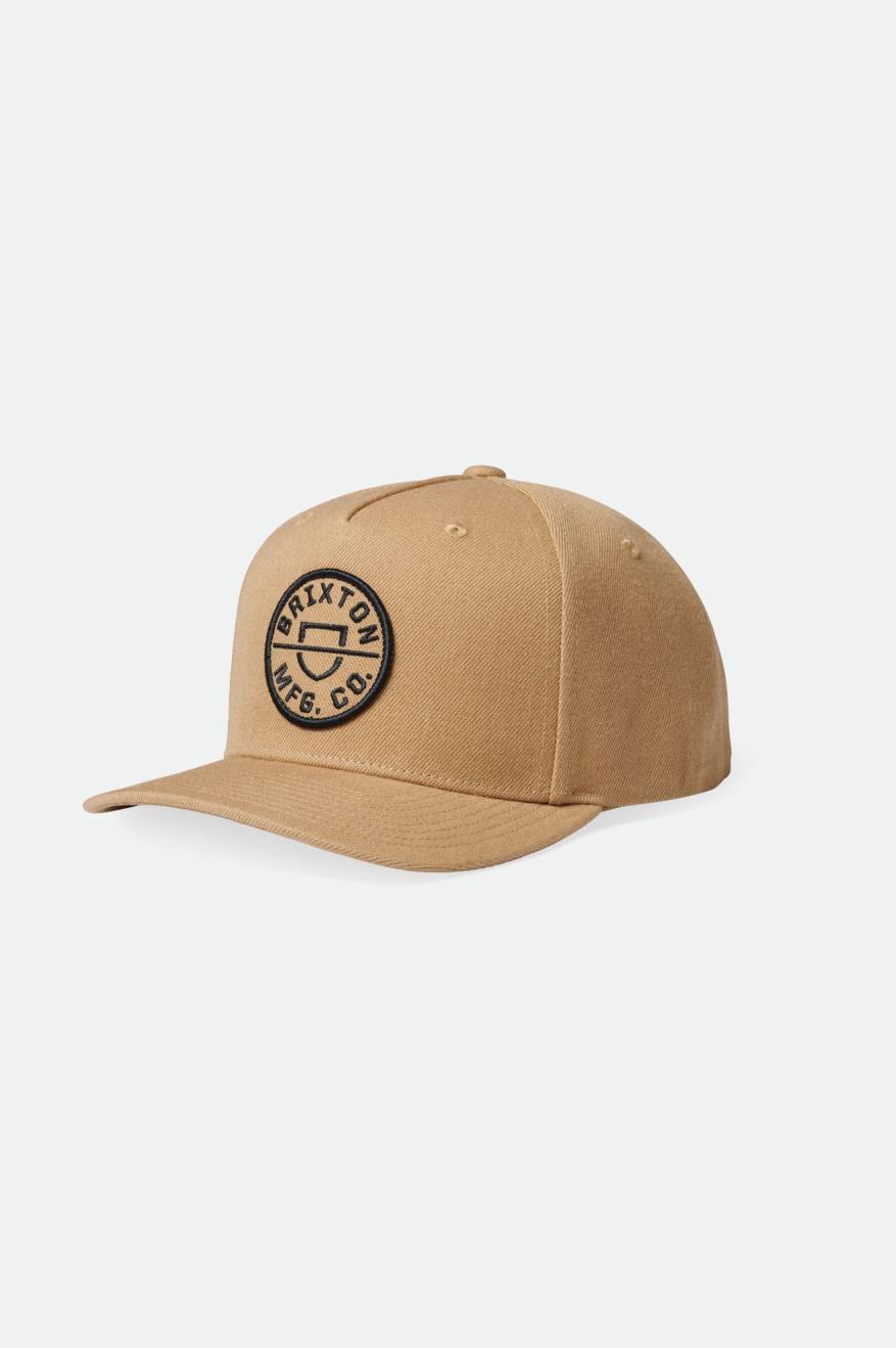 Casquettes Brixton Crest C MP Homme Beige | 81OPVTAIE