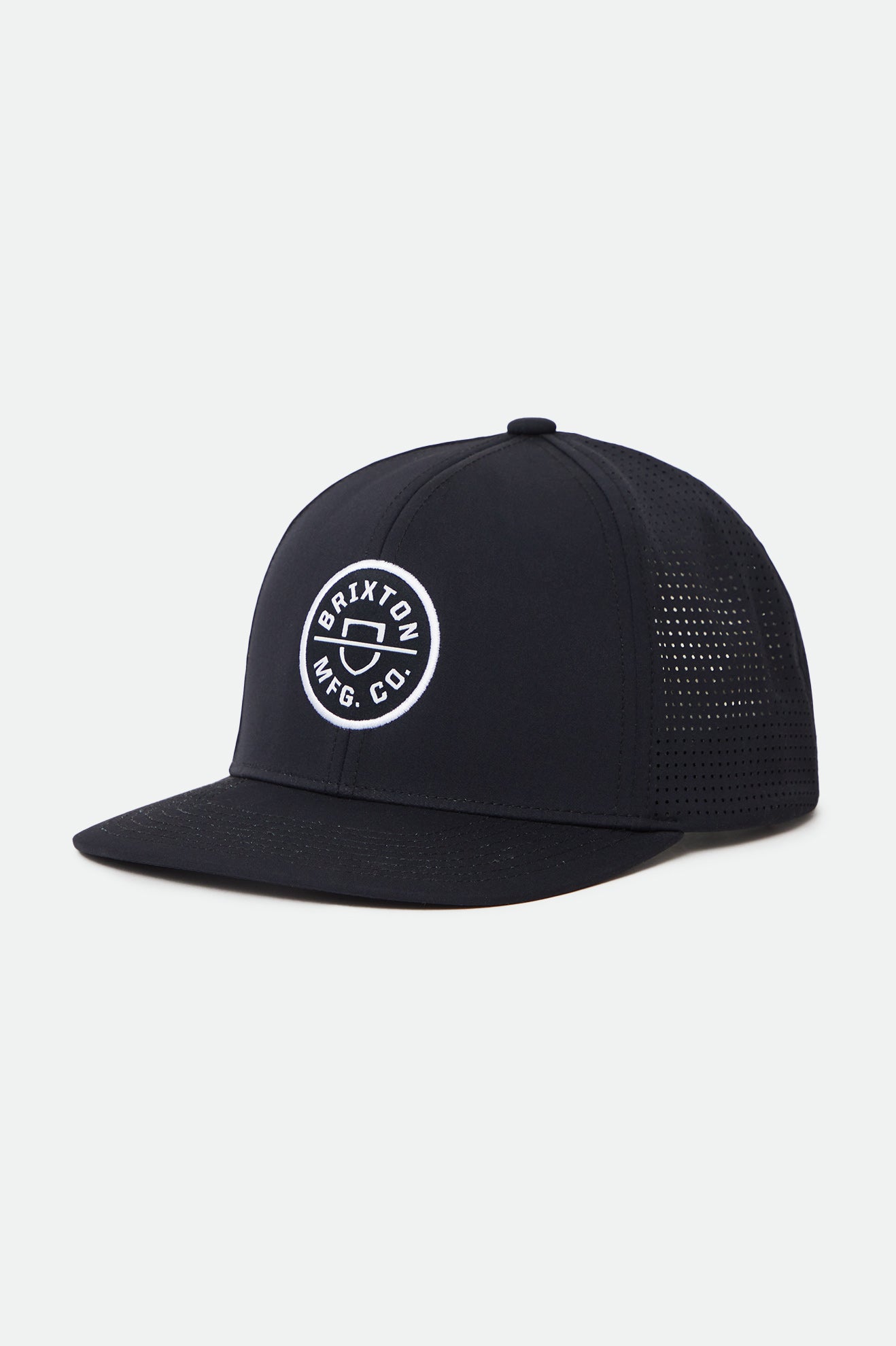 Casquettes Brixton Crest Netplus MP Homme Noir | 36JGVSBMI