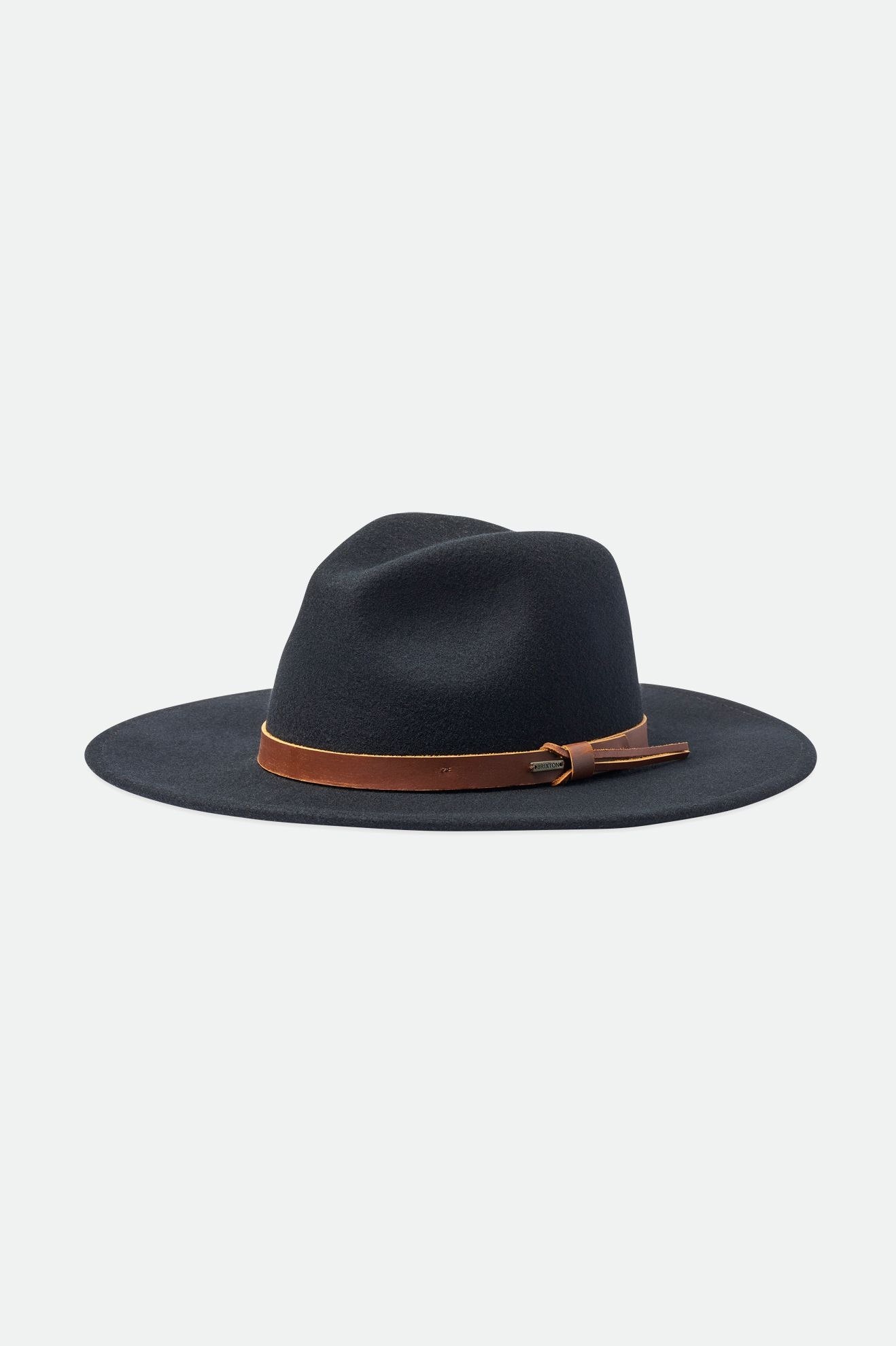 Chapeaux Brixton Field Proper Hat Femme Noir | 52GURQSOT