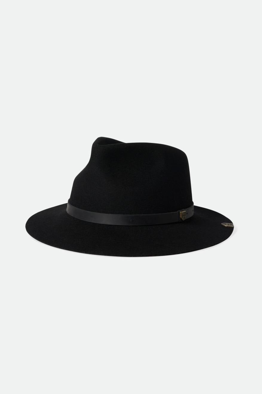 Fedoras Brixton Fender Jaguar Reverb Fedora Femme Noir | 68FALBRCD