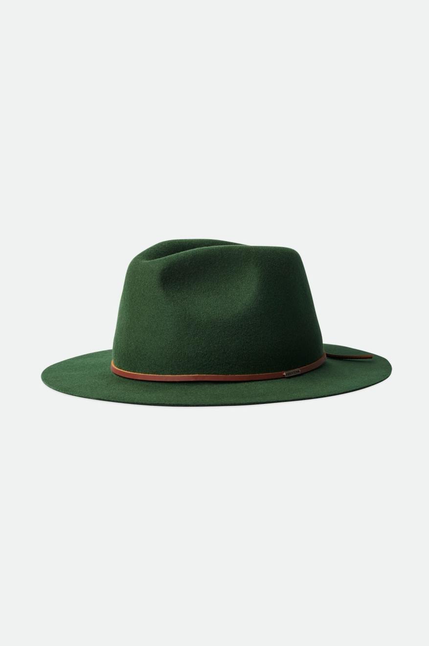 Fedoras Brixton Wesley Packable Homme Vert | 98HMNEGQD