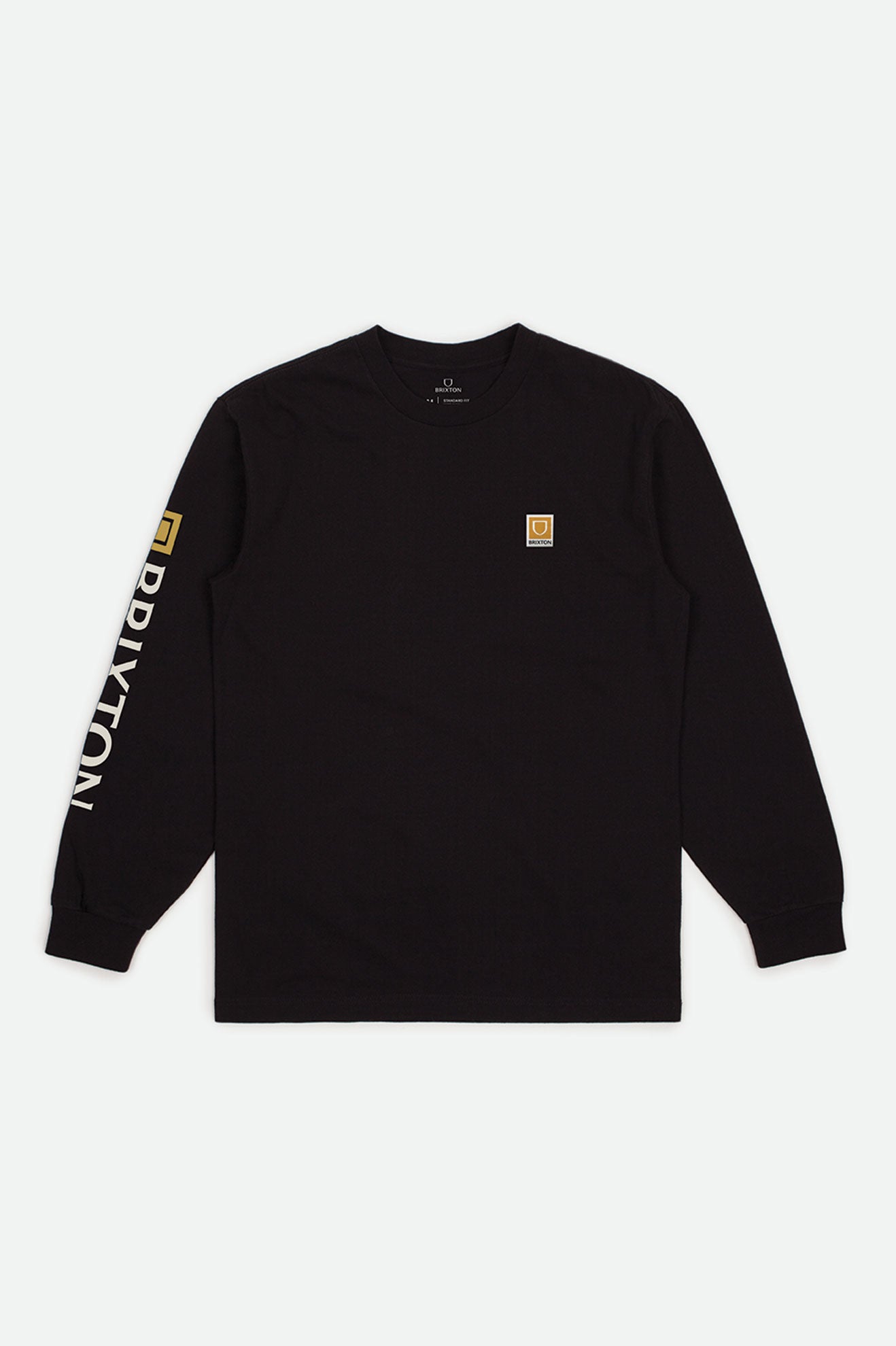 Hauts Brixton Beta II L/S Standard Homme Noir | 19KJMSHFC