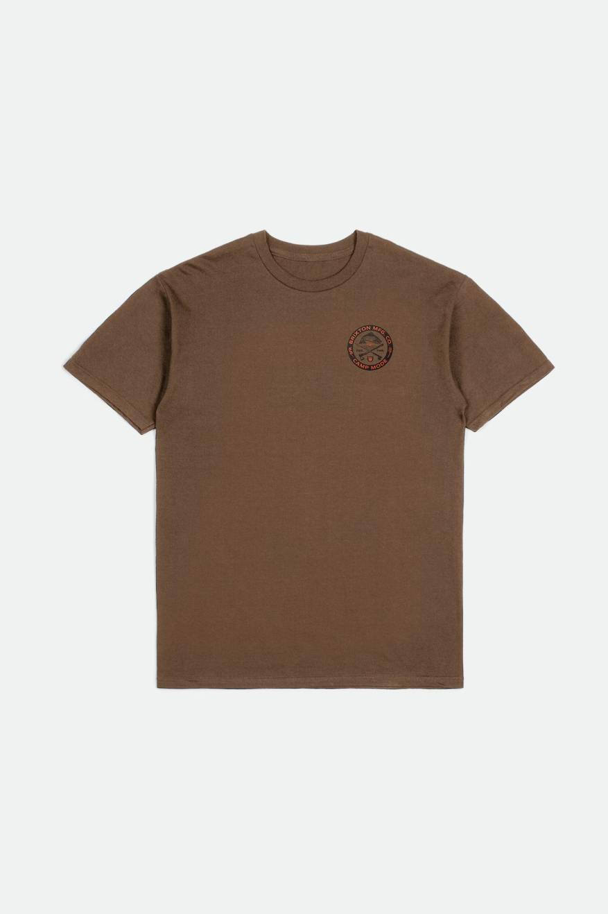 Hauts Brixton Highlands S/S Standard Homme Marron | 09IFKSWDQ