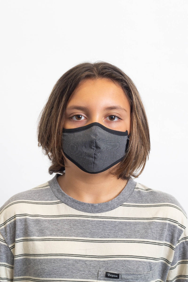 Masque Brixton Youth Antimicrobial Unisex Noir | 62XJKIHDF