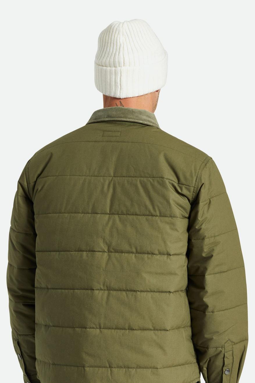 Bonnet Brixton Alpha Square Merino Laine Homme Blanche | 19OPDZNKU