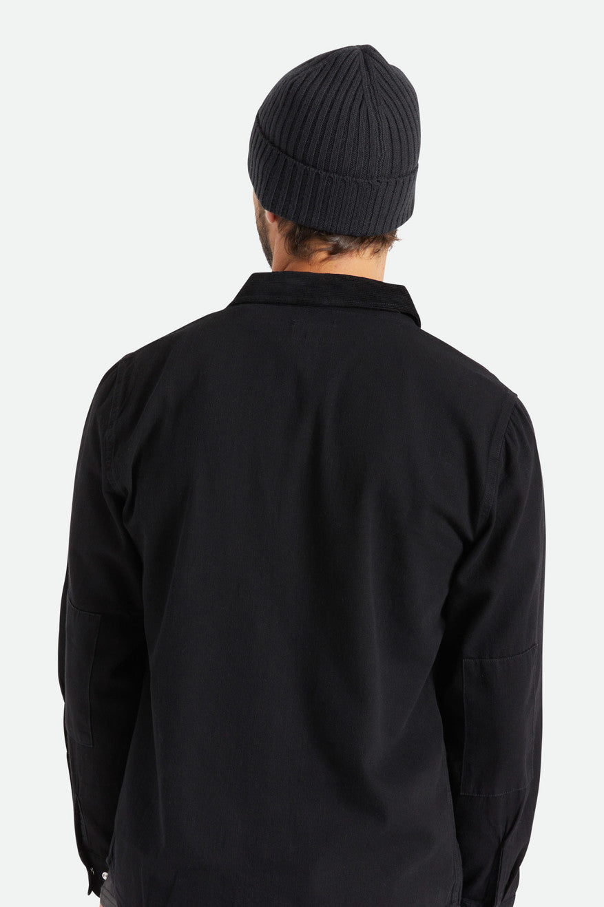 Bonnet Brixton Alpha Square Merino Laine Femme Noir | 36IZDPOVS