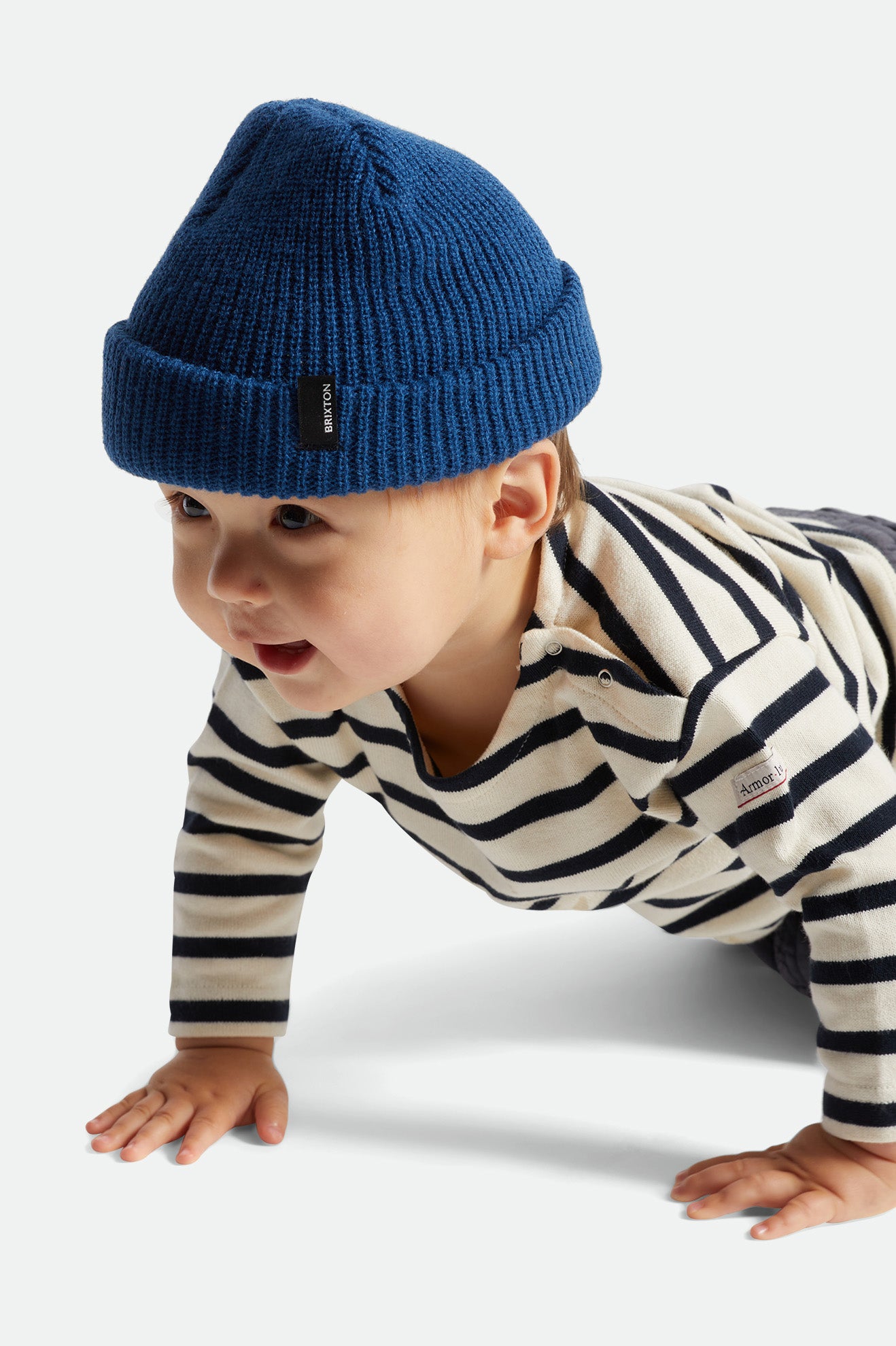 Bonnet Brixton Baby Heist Femme Bleu | 18QMWCRHX