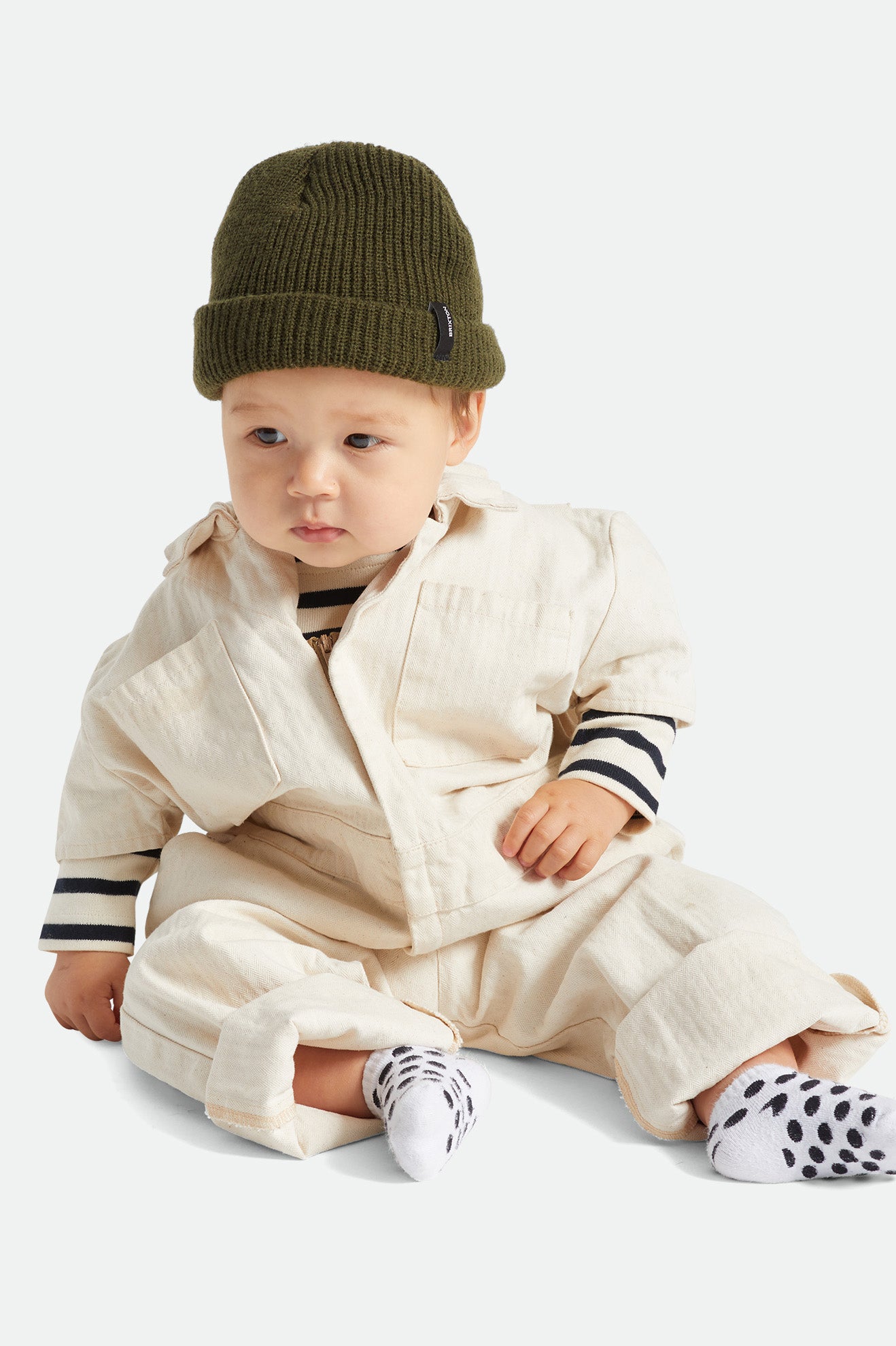 Bonnet Brixton Baby Heist Homme Vert Olive | 31QVHUJNO