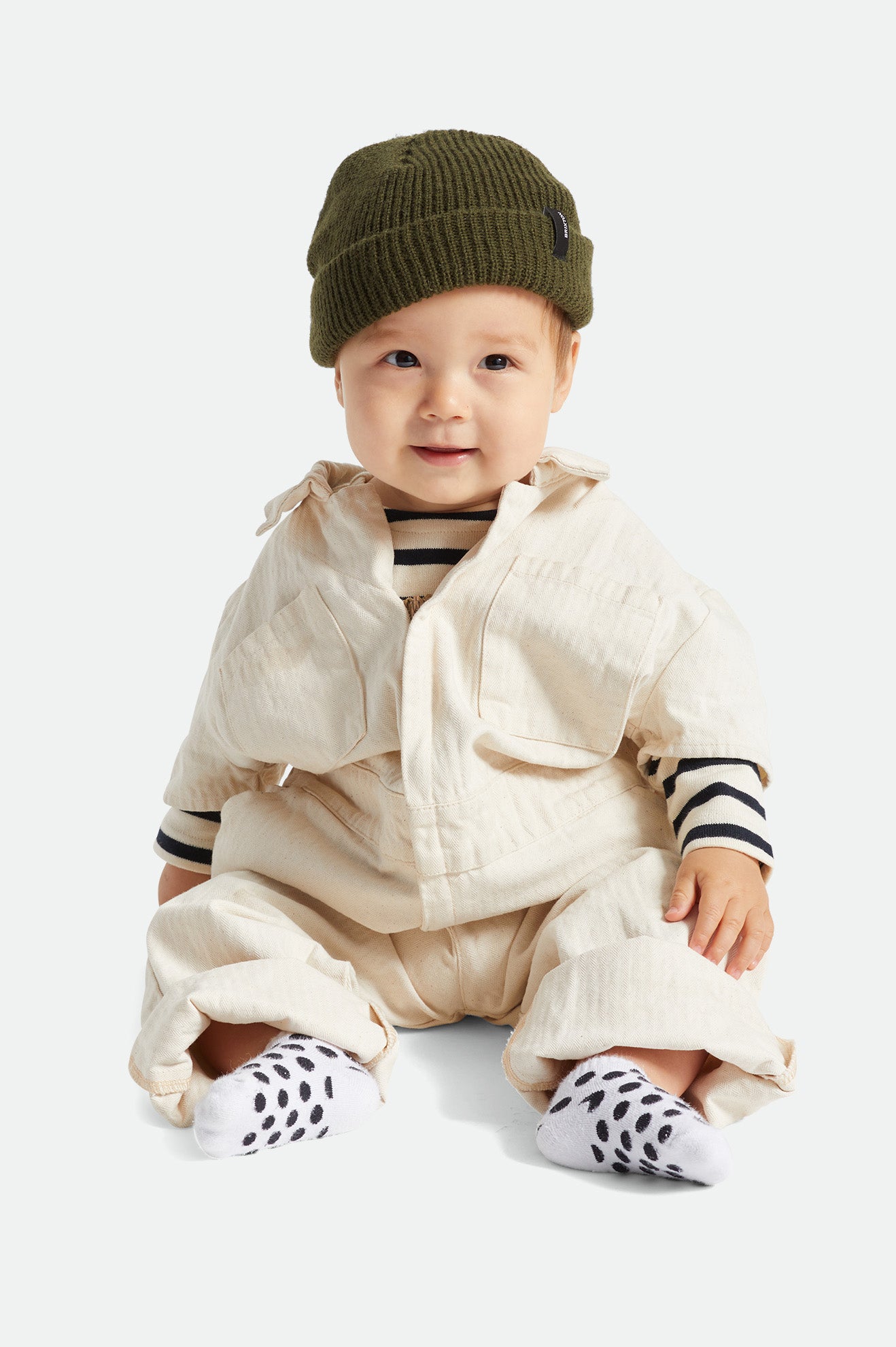 Bonnet Brixton Baby Heist Homme Vert Olive | 31QVHUJNO