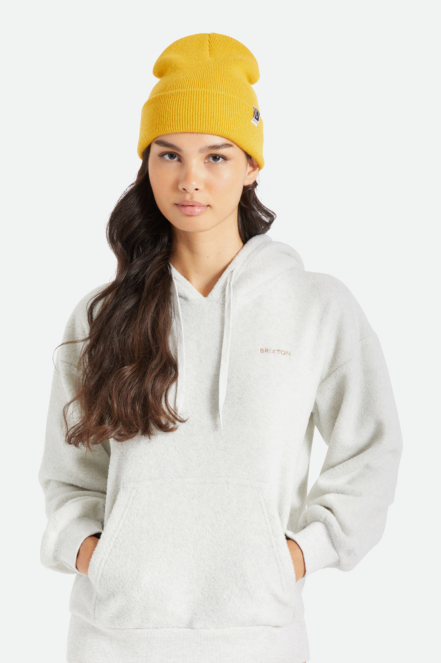 Bonnet Brixton Harbor Beta Watch Cap Femme Moutarde | 39NRZUVFT