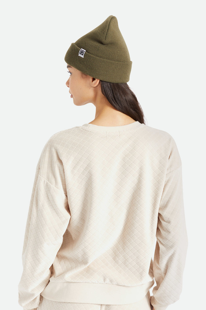 Bonnet Brixton Harbor Beta Watch Cap Femme Vert Olive | 85VKGPCZD