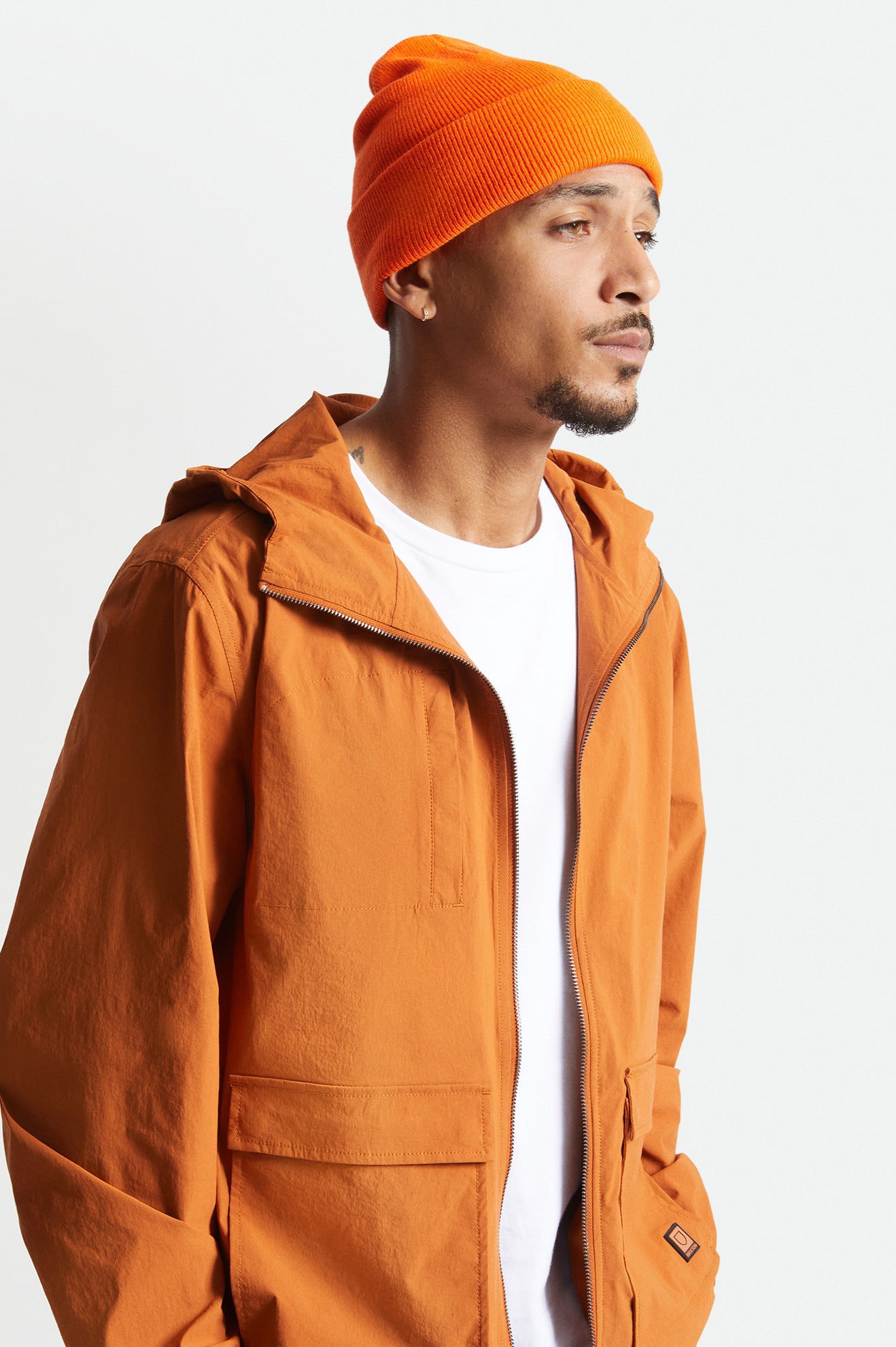 Bonnet Brixton Harbor Beta Watch Cap Femme Orange | 87KTZEGRO