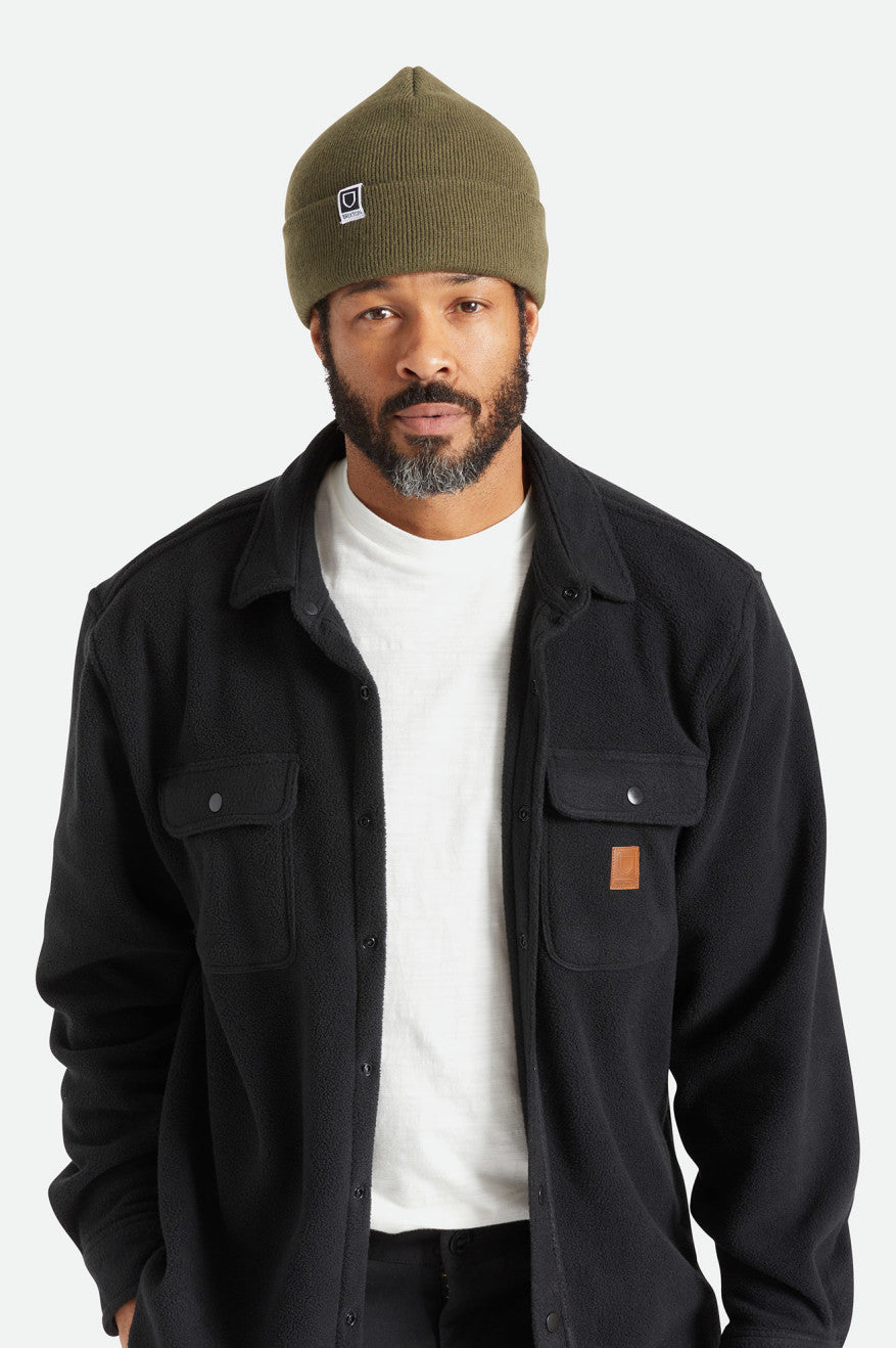 Bonnet Brixton Harbor Beta Watch Cap Homme Vert Olive | 14ASVGEHQ