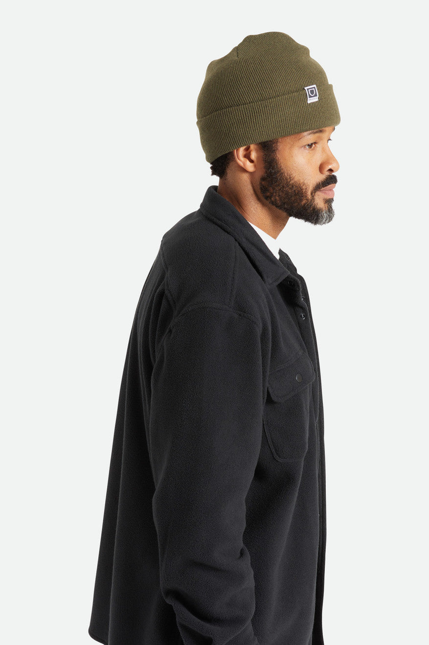 Bonnet Brixton Harbor Beta Watch Cap Homme Vert Olive | 14ASVGEHQ