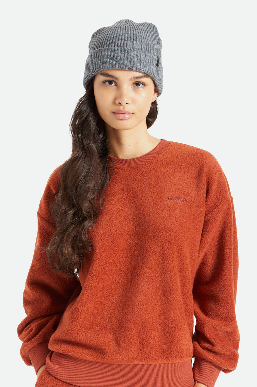 Bonnet Brixton Heist Femme Grise | 71BQKWHVI