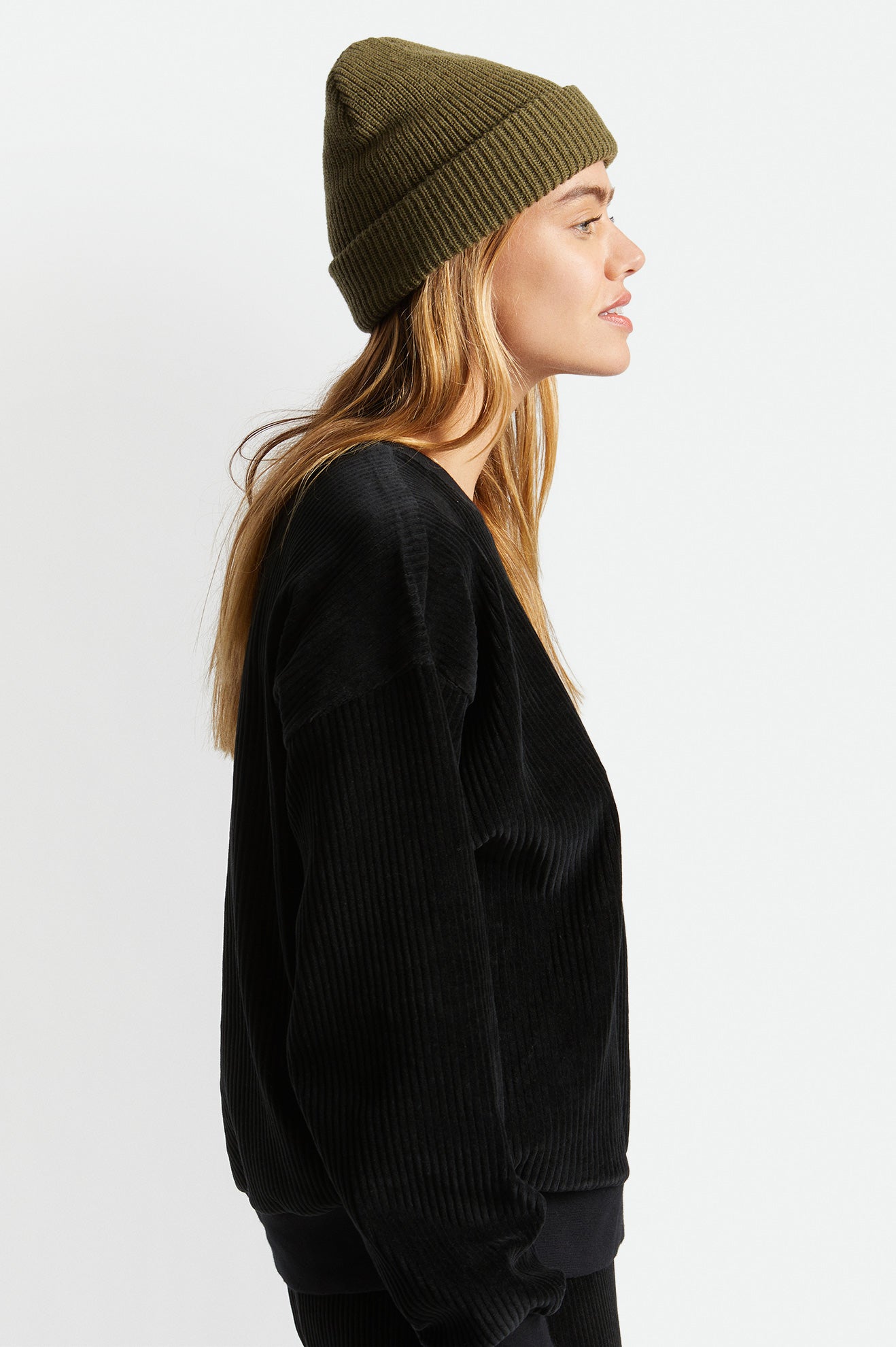 Bonnet Brixton Heist Femme Vert Olive | 65OMFBTSN