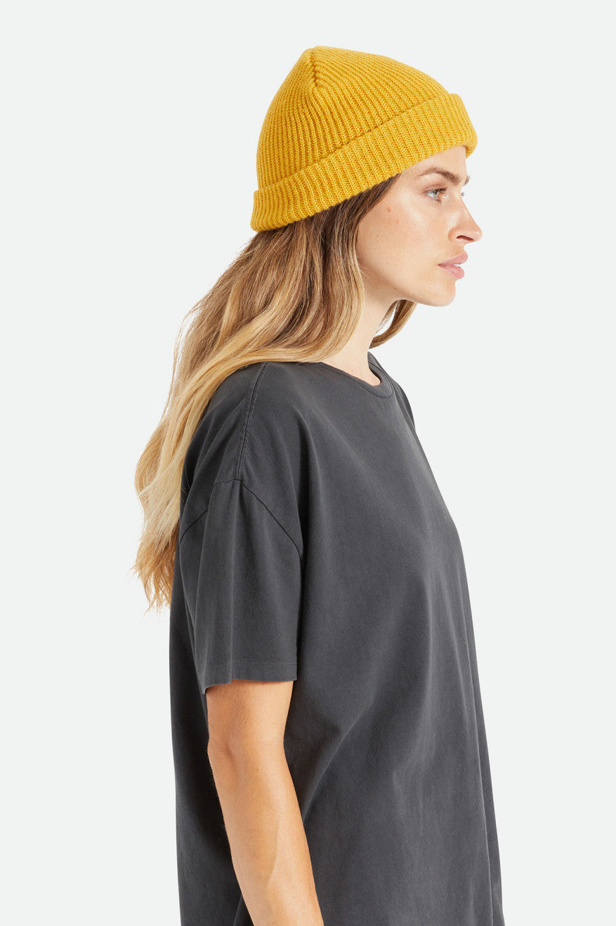 Bonnet Brixton Heist Homme Moutarde | 15UISPTWF