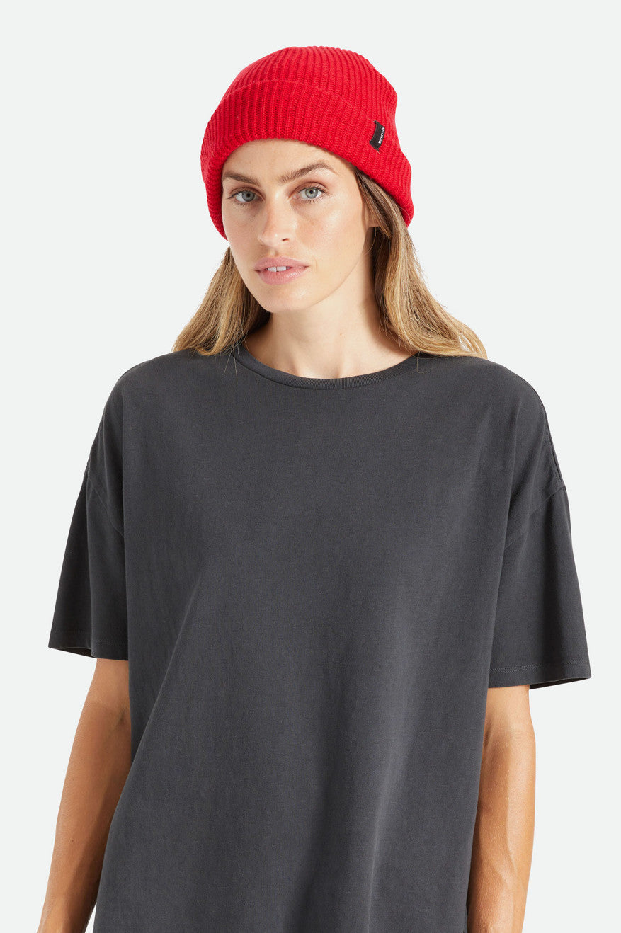 Bonnet Brixton Heist Homme Rouge | 75VUSCRWB