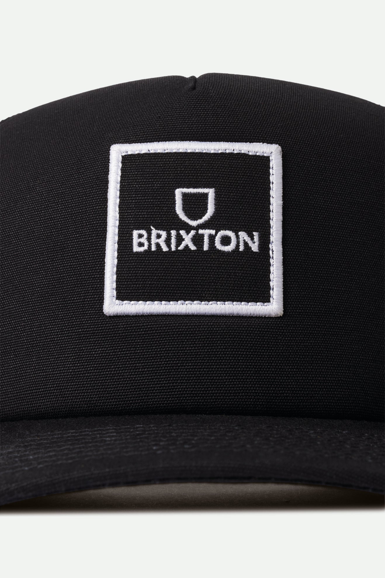 Casquettes Brixton Alpha Block NetPlus MP Trucker Hat Homme Noir | 36SQJLKAR