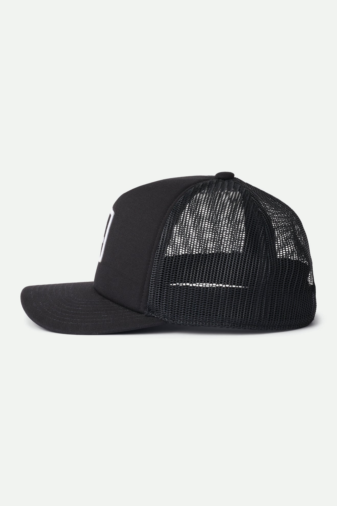 Casquettes Brixton Alpha Block NetPlus MP Trucker Hat Homme Noir | 36SQJLKAR