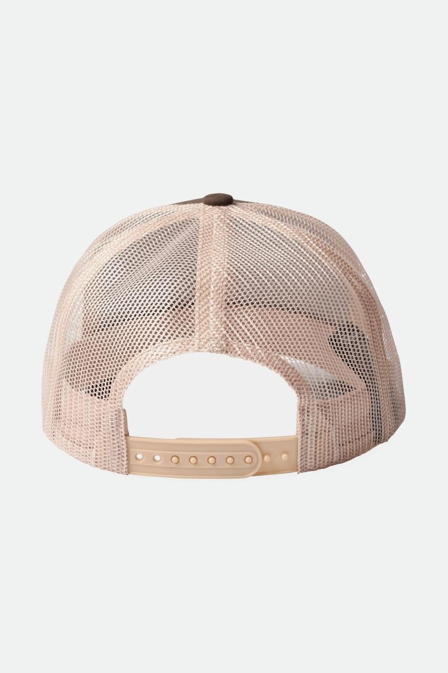 Casquettes Brixton Crest NetPlus MP Mesh Cap Homme Marron | 87NPOXYHI