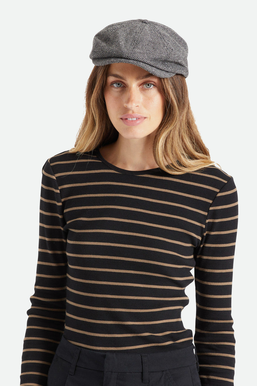 Chapeaux Brixton Brood Femme Grise Noir | 50RNCKMEI