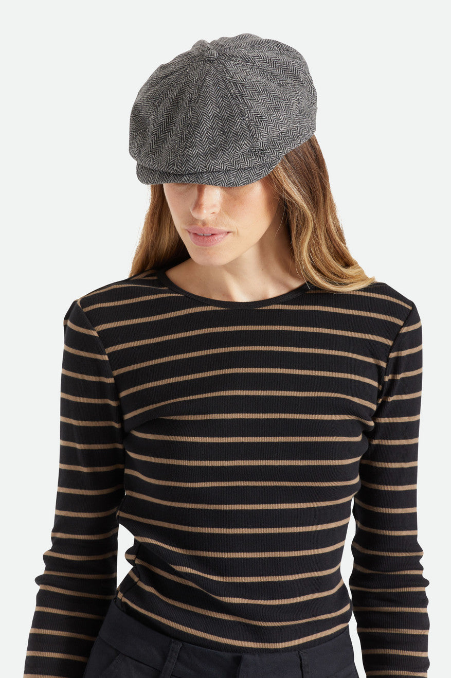 Chapeaux Brixton Brood Femme Grise Noir | 50RNCKMEI