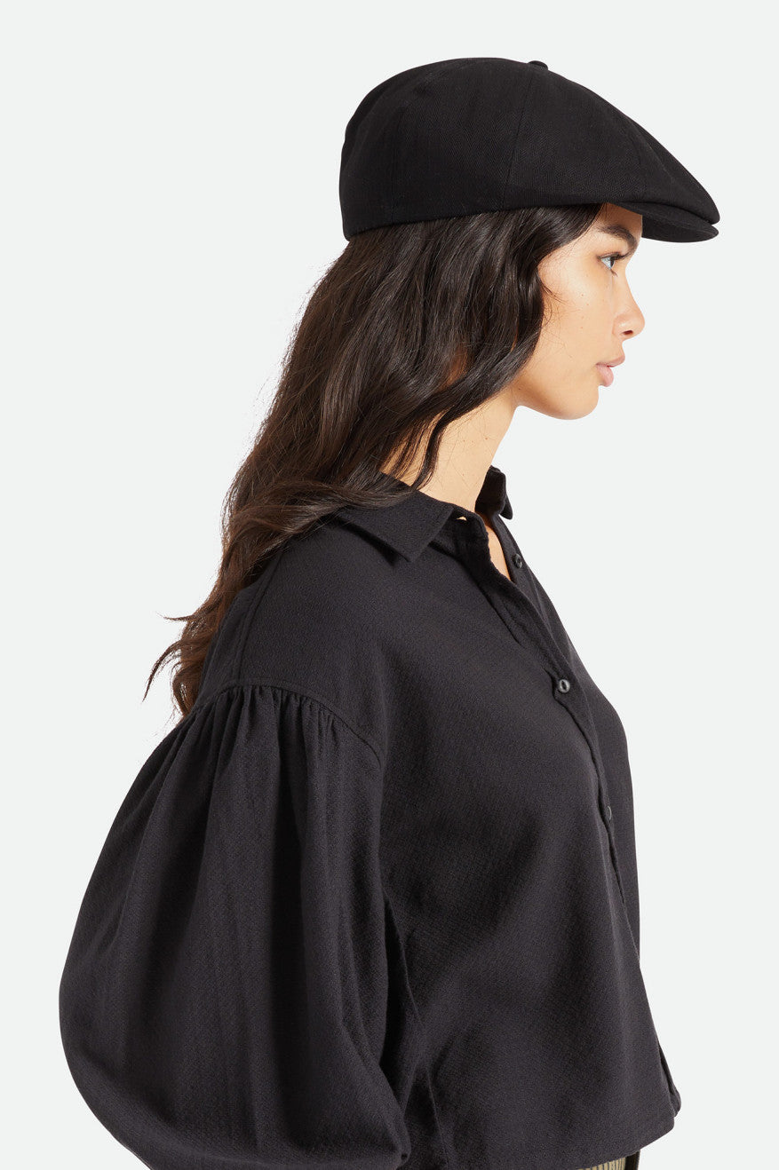 Chapeaux Brixton Brood Snap Homme Noir | 87EYIWASV