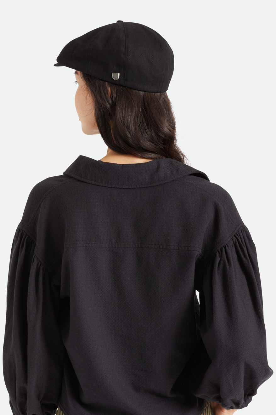 Chapeaux Brixton Brood Snap Homme Noir | 87EYIWASV