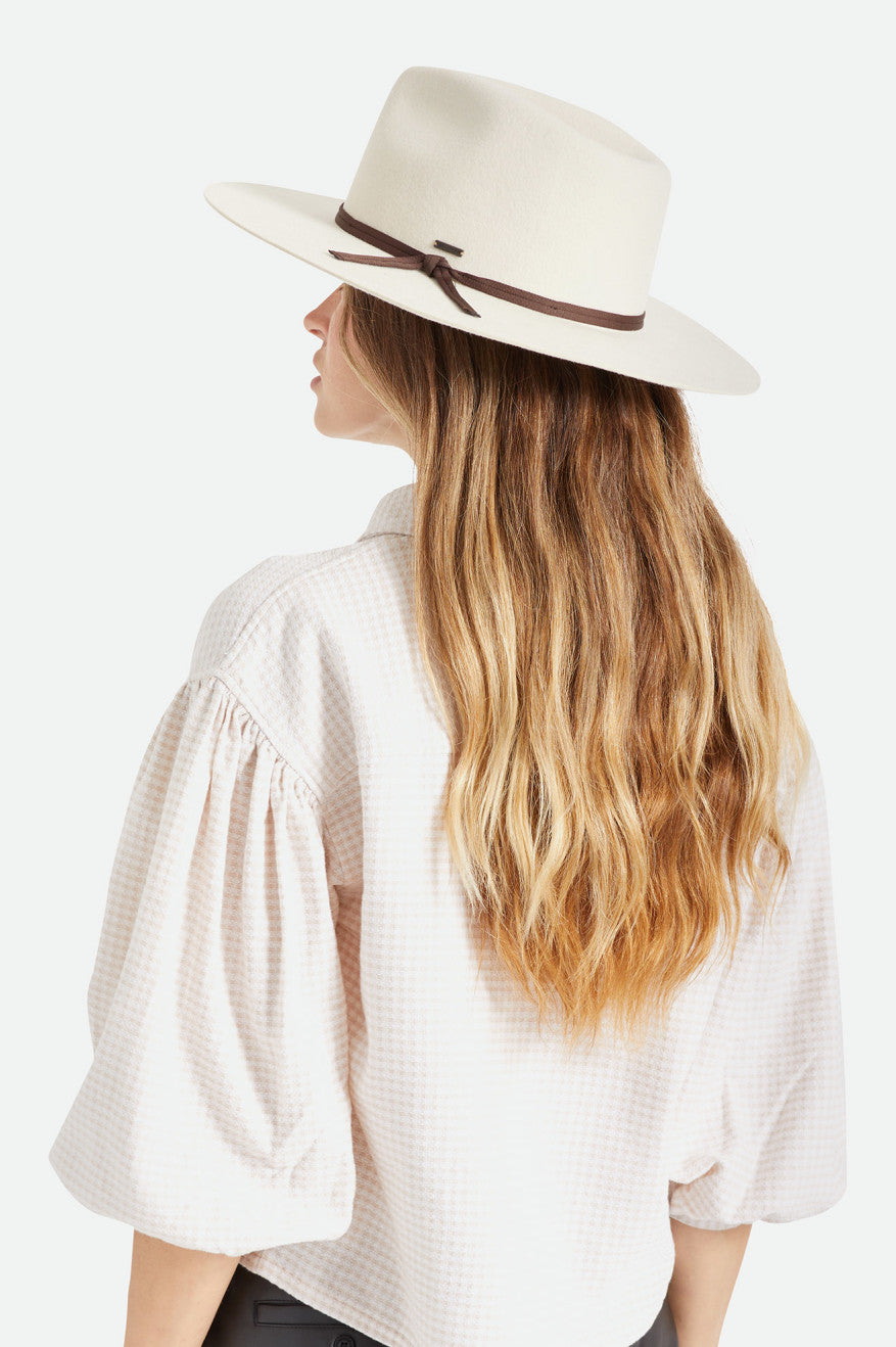 Chapeaux Brixton Cohen Cowboy Femme Blanche | 40ZLBOFIX