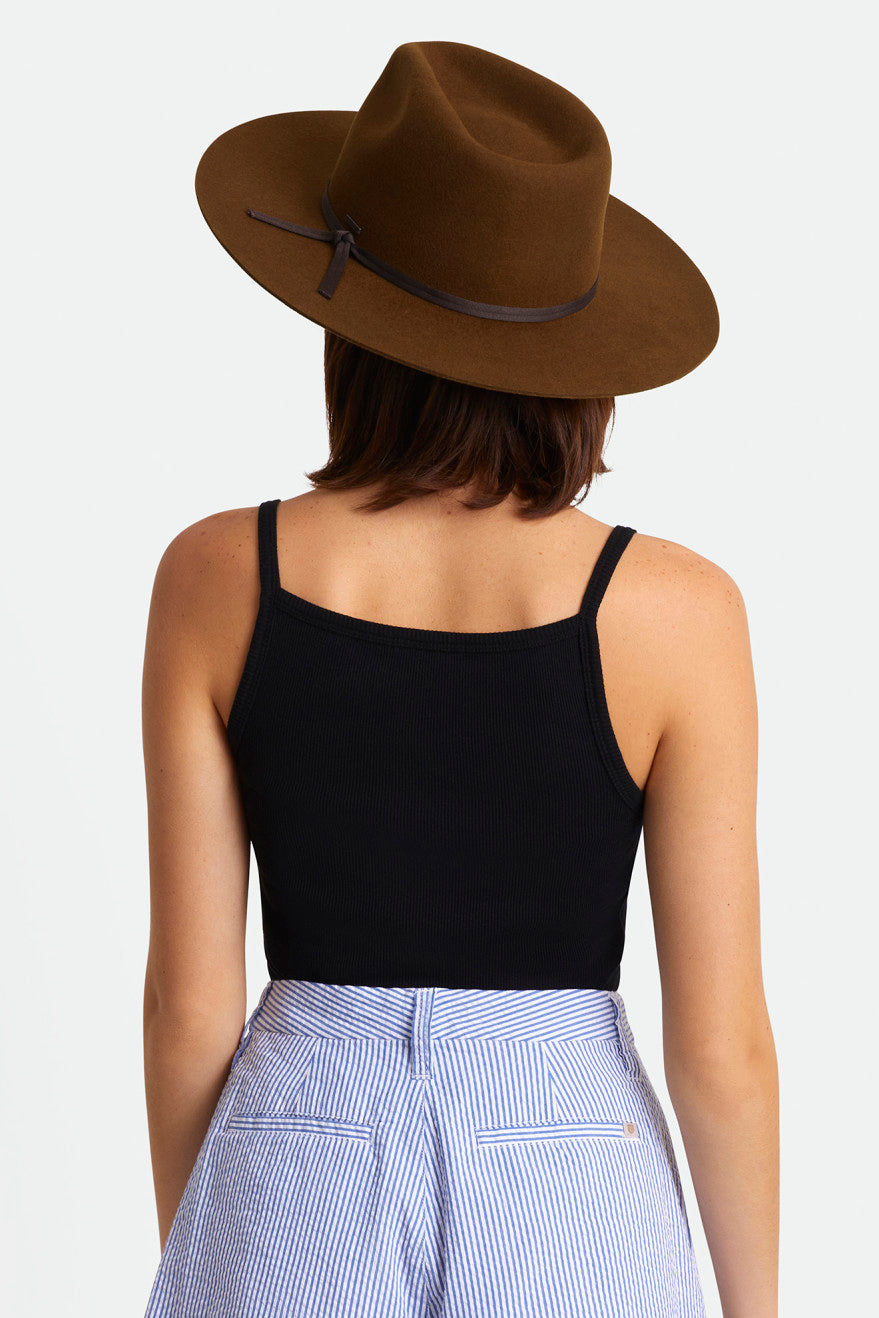 Chapeaux Brixton Cohen Cowboy Hat Femme Cafe | 61TJUMLNO