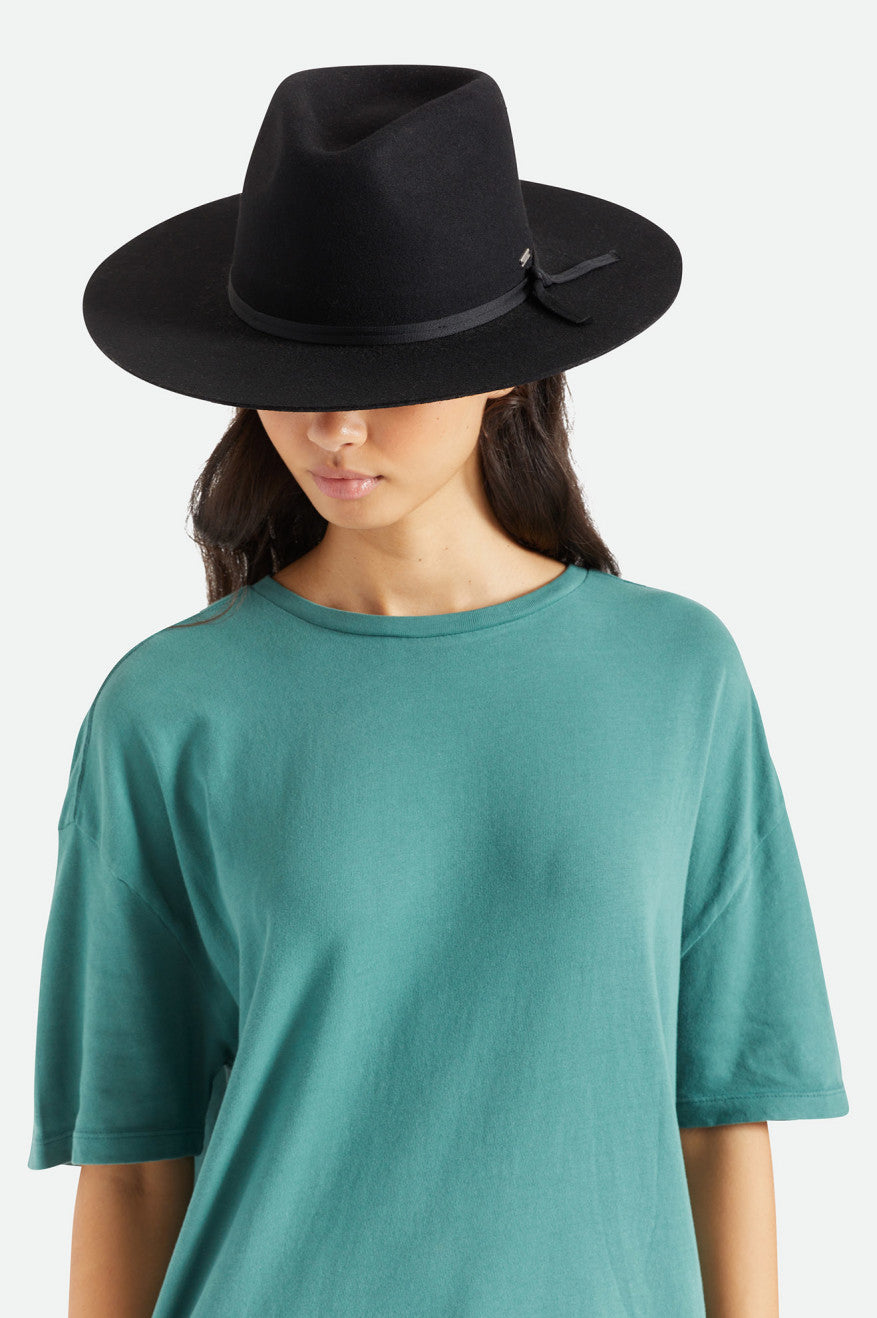 Chapeaux Brixton Cohen Cowboy Hat Femme Noir | 83QIKFUTO