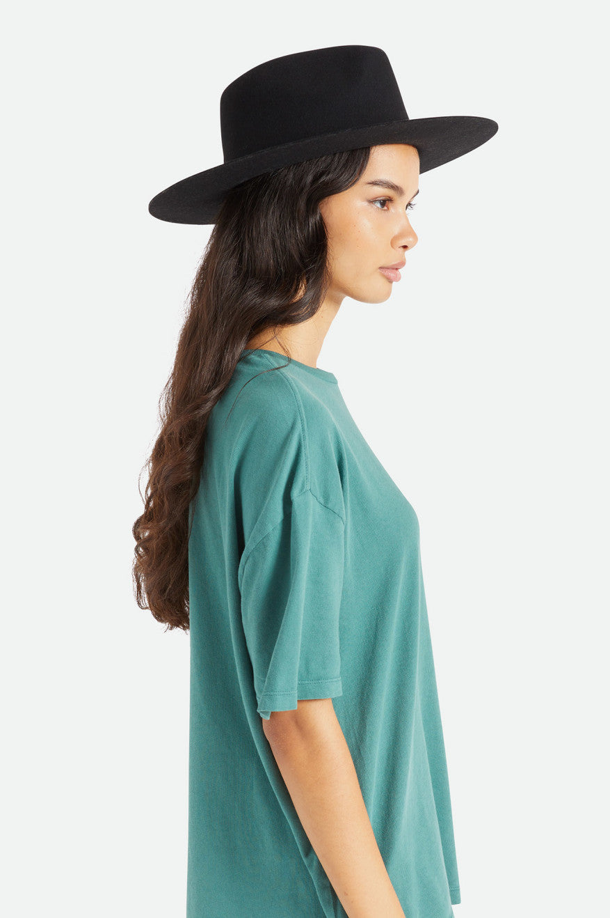 Chapeaux Brixton Cohen Cowboy Hat Femme Noir | 83QIKFUTO