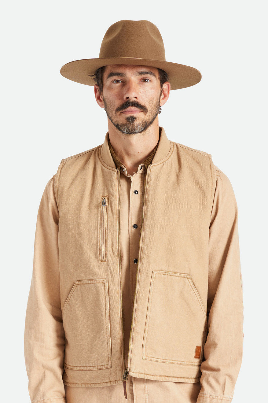 Chapeaux Brixton Cohen Cowboy Homme Beige | 96QBPKWJG