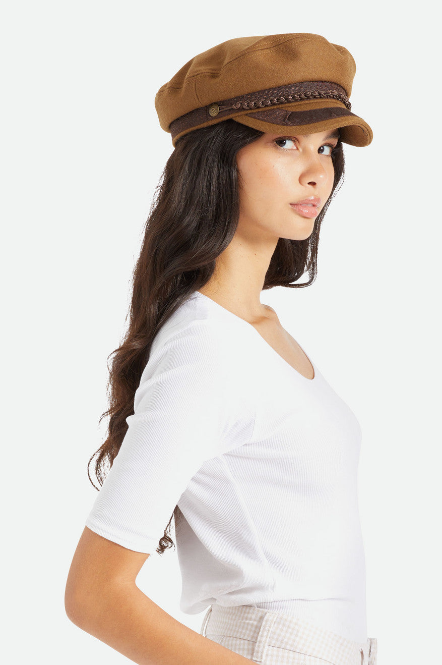 Chapeaux Brixton Fiddler Reserve Femme Marron | 27FPQZWIR