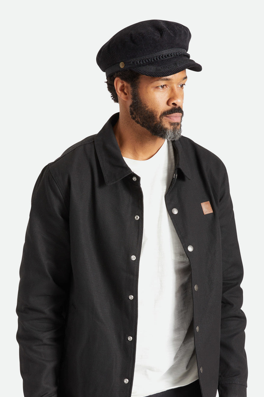 Chapeaux Brixton Fiddler Reserve Homme Noir | 70VADZFUM