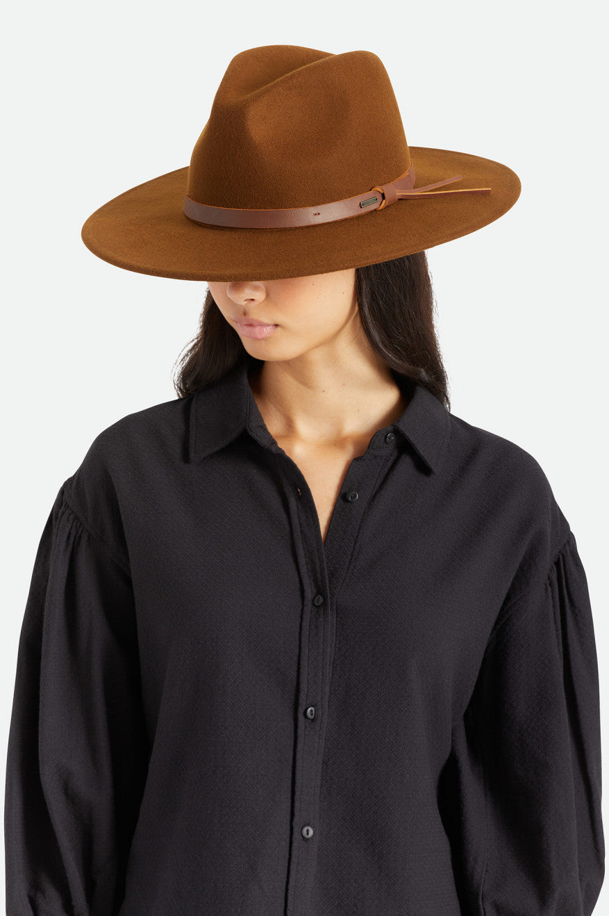 Chapeaux Brixton Field Proper Hat Femme Cafe | 13KNPGOIR