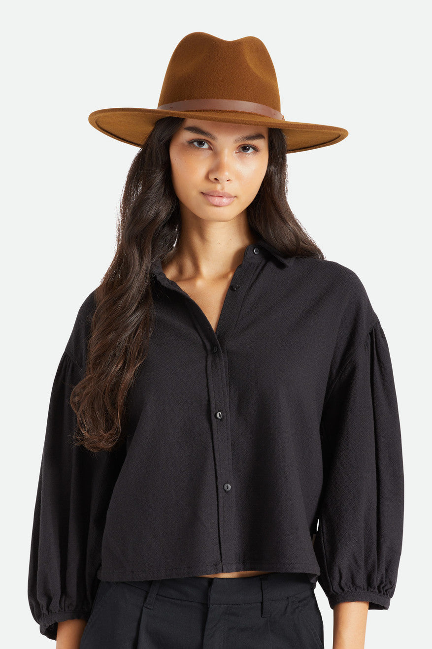 Chapeaux Brixton Field Proper Hat Femme Cafe | 13KNPGOIR