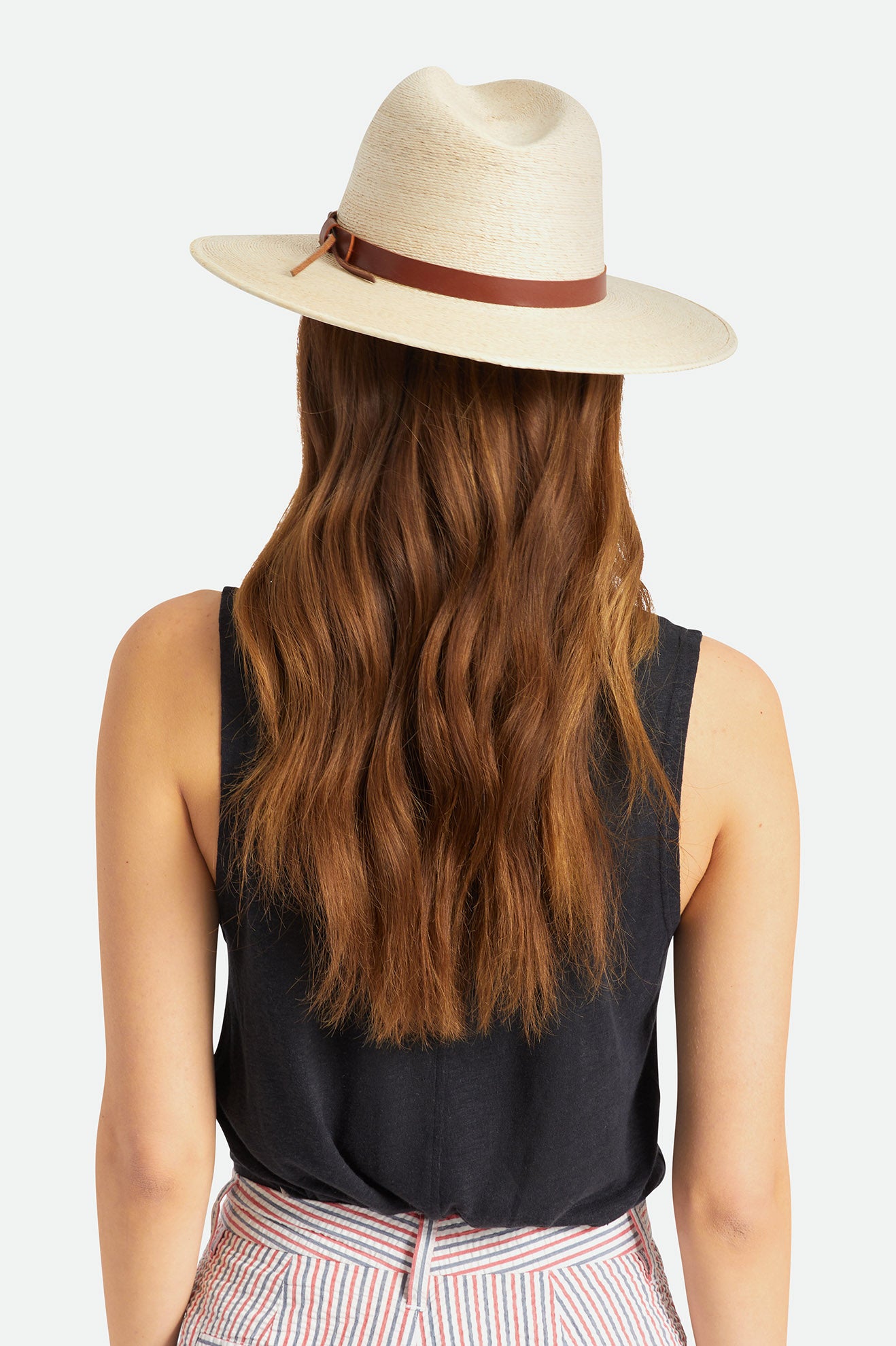 Chapeaux Brixton Field Proper Straw Hat Femme Beige | 12DWBERNC