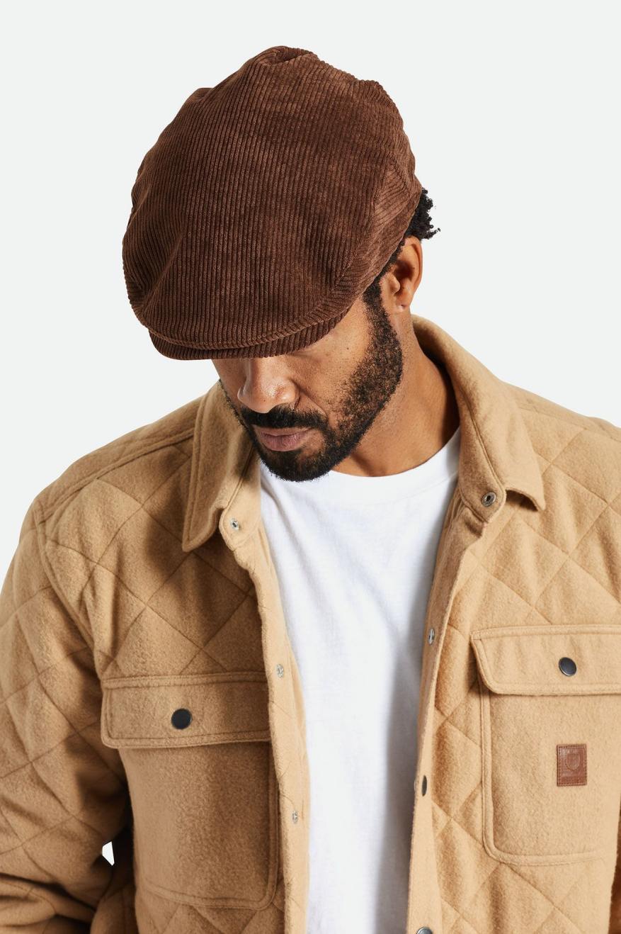 Chapeaux Brixton Hooligan Baggy Snap Homme Marron | 87JHINARK