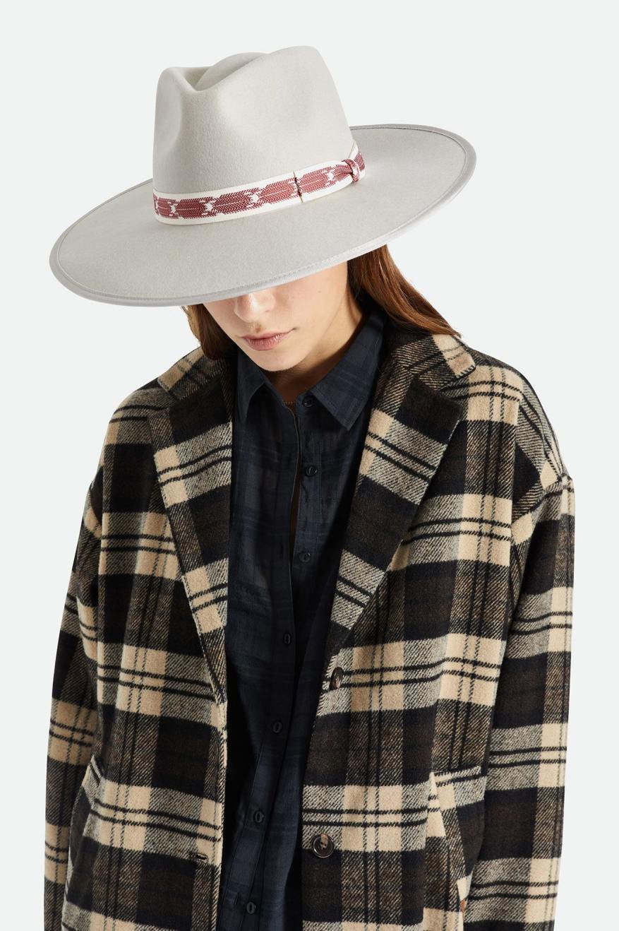 Chapeaux Brixton Jo Rancher Hat Femme Beige | 45QKTCYEH