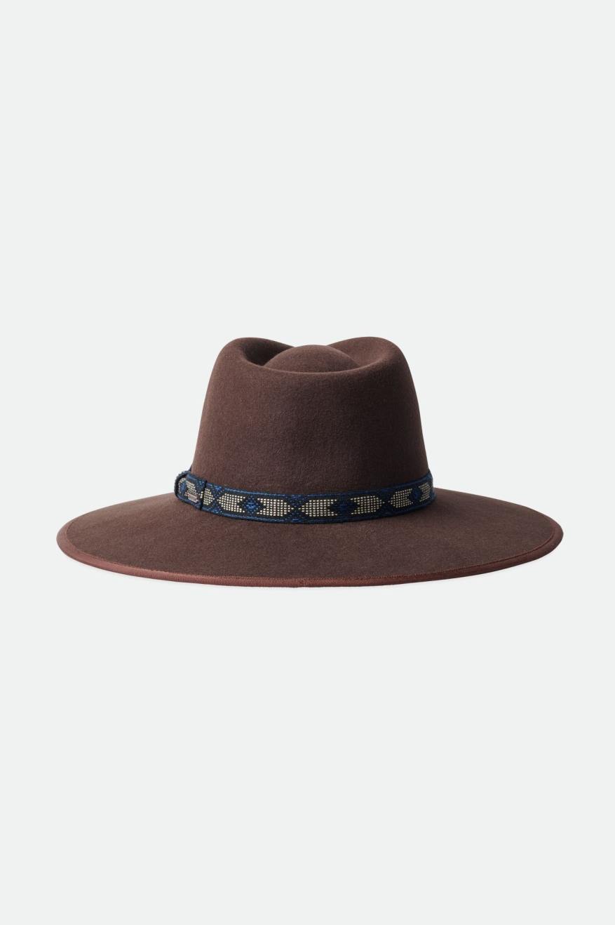 Chapeaux Brixton Jo Rancher Hat Femme Marron Foncé | 89WHAGTPB