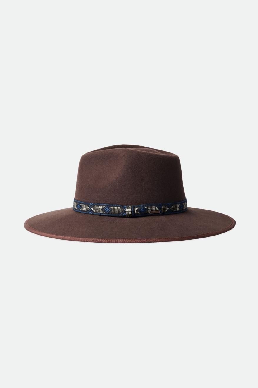 Chapeaux Brixton Jo Rancher Hat Femme Marron Foncé | 89WHAGTPB