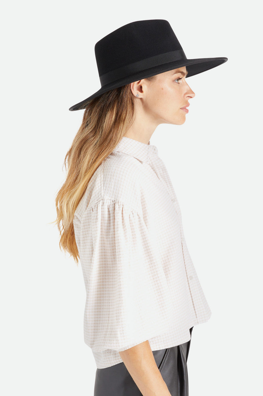 Chapeaux Brixton Jo Rancher Hat Femme Noir | 21SLGXZYF