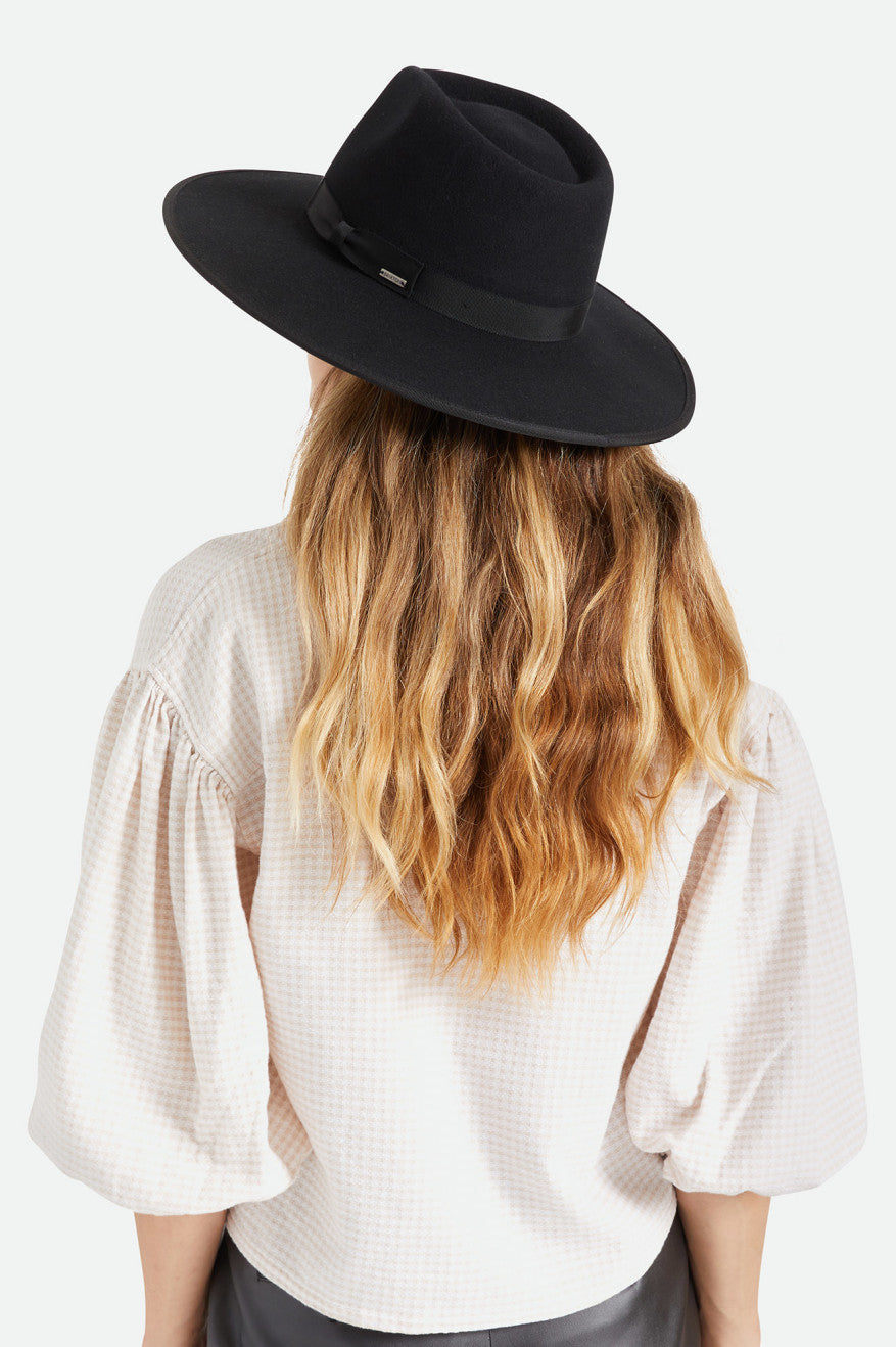 Chapeaux Brixton Jo Rancher Hat Femme Noir | 21SLGXZYF