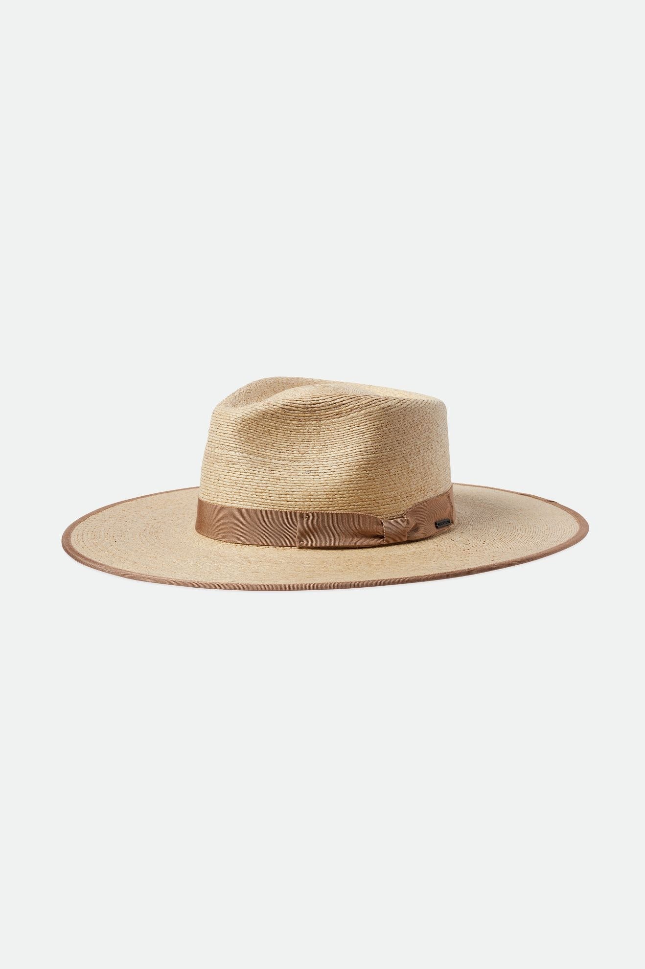 Chapeaux Brixton Jo Straw Rancher Hat Femme Beige | 26ELGVDBW