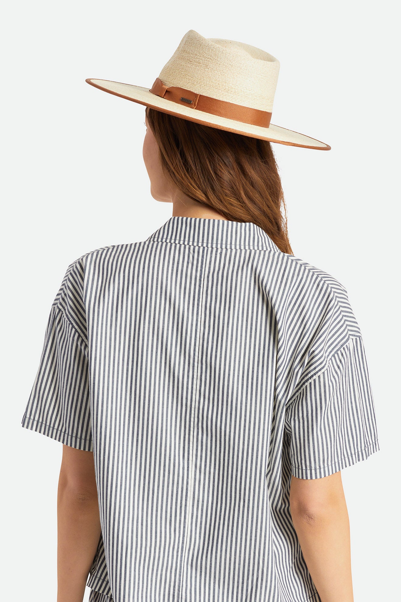 Chapeaux Brixton Jo Straw Rancher Hat Femme Beige | 70QINSYDZ