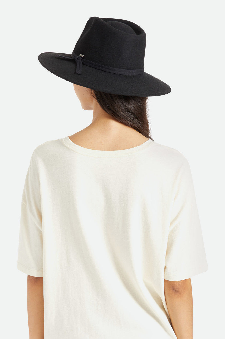 Chapeaux Brixton Joanna Felt Packable Hat Femme Noir | 15QJTXKLD